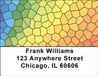 Crazy Rainbows Address Labels
