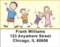 Happy Families Address Labels