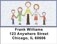 Happy Families Address Labels