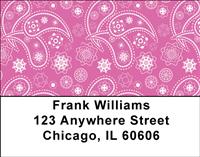 Indian Paisley Address Labels