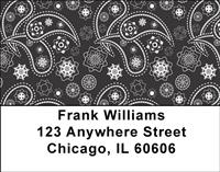 Indian Paisley Address Labels