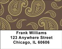 Large Paisley Address Labels