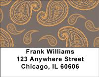 Large Paisley Address Labels