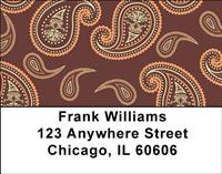 Large Paisley Address Labels