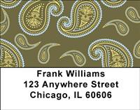Large Paisley Address Labels