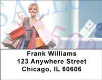 Shopping Spree Address Labels