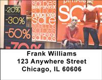 Shopping Spree Address Labels