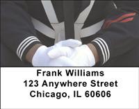 Navy Address Labels