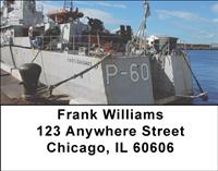 Navy Address Labels