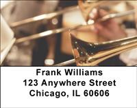 Jazz Music Address Labels