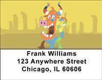 Friendly Aliens Address Labels