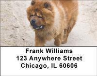 Chow Chow Address Labels