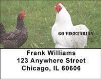 Go Vegetarian Address Labels