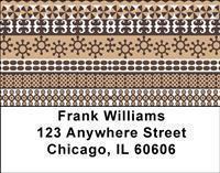African Patterns Address Labels