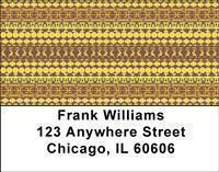 African Patterns Address Labels