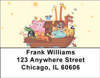 Cartoon Animals Address Labels