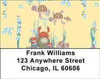 Cartoon Animals Address Labels