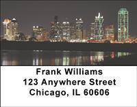 Night Skylines Address Labels