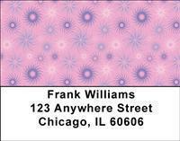 Spinning Flowers Address Labels