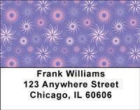 Spinning Flowers Address Labels