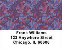 Colorful Camo Address Labels