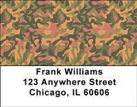 Colorful Camo Address Labels