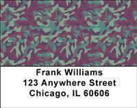 Colorful Camo Address Labels