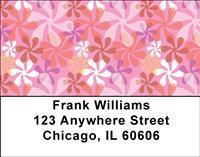 Mod Flowers Address Labels
