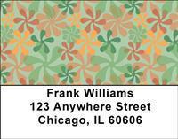 Mod Flowers Address Labels