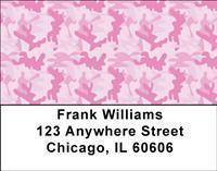 Pink Camo Address Labels
