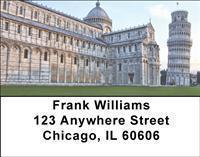 European Landmarks Address Labels