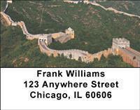 Asian Travels Address Labels