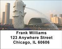 Asian Travels Address Labels