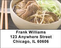 Japanese Foods Address Labels