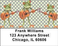 Funny Frogs Address Labels