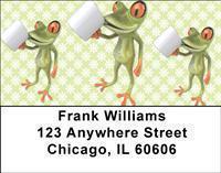 Funny Frogs Address Labels