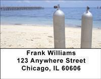 Scuba Diving Address Labels