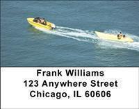 Speed Boats Address Labels