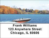Speed Boats Address Labels