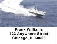 Speed Boats Address Labels
