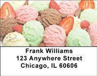 Ice Cream Delight Address Labels