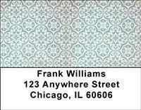Grunge Flowers Address Labels