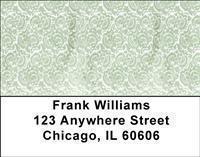Grunge Flowers Address Labels