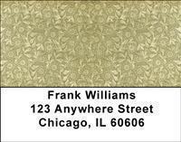 Grunge Flowers Address Labels