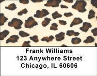 Leopard Print Address Labels