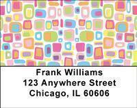 Retro Shapes Address Labels