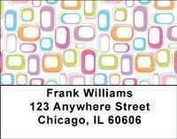 Retro Shapes Address Labels