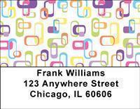 Retro Shapes Address Labels