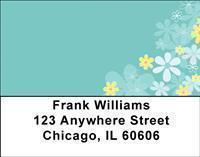 Hippie Flowers Address Labels