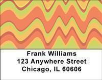 Retro Waves Address Labels